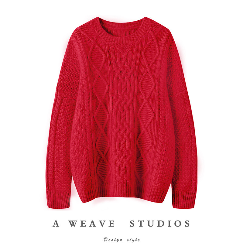 就是好看！设计感小众100%纯山羊绒毛衣女秋冬季新款加厚慵懒风,女装/女士精品,羊绒衫,淘宝优惠券,粉丝福利购,淘宝优惠卷