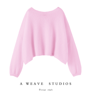 轻到飞起~口碑棉花糖系列 自带柔光100%纯山羊绒罩衫秋冬外套