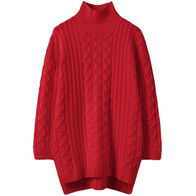 冬凤凰高端100%纯山羊绒衫