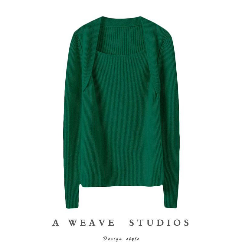 沉浸优雅绿~显瘦方领坑条羊绒衫女圆领纯羊绒毛衣针织打底衫秋冬,女装/女士精品,羊绒衫,淘宝优惠券,粉丝福利购,淘宝优惠卷