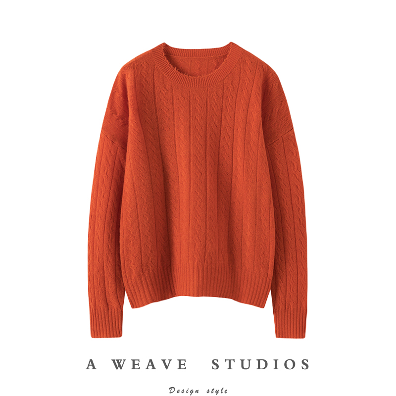 冬凤凰高端100%纯山羊绒衫