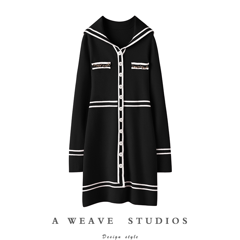 人手2色收~腔调范儿！小香风针织连衣裙女纯羊绒红色长袖气质,女装/女士精品,羊绒衫,淘宝优惠券,粉丝福利购,淘宝优惠卷