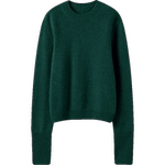 温柔娴静~100%纯山羊绒毛衣女圆领套头山羊绒衫加厚新款