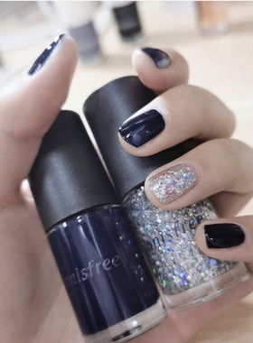 包邮悦诗风吟49号色蓝调布鲁斯56 55 47 48 74显白的蓝色系指甲油