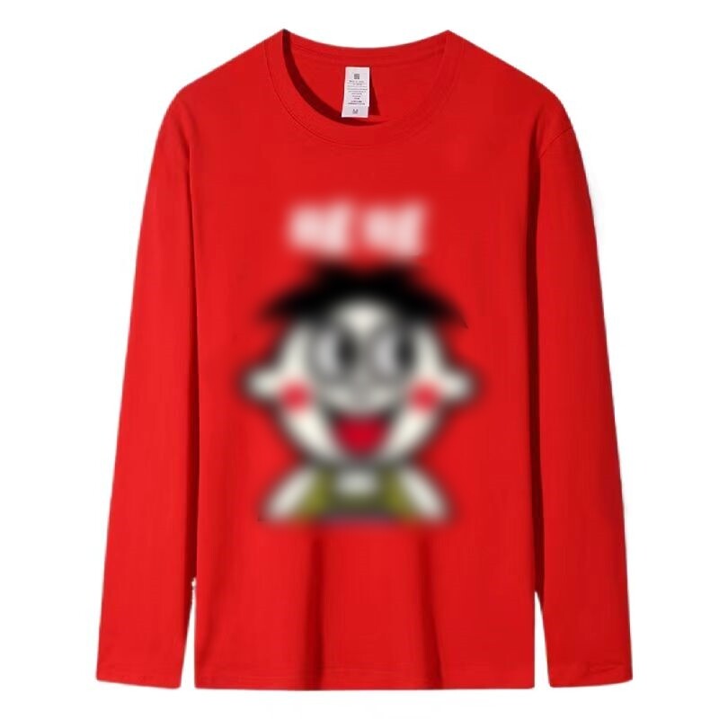 旺仔紧身衣精神小伙小妹旺仔夏季套装短袖t恤裤子男女装旺旺社会