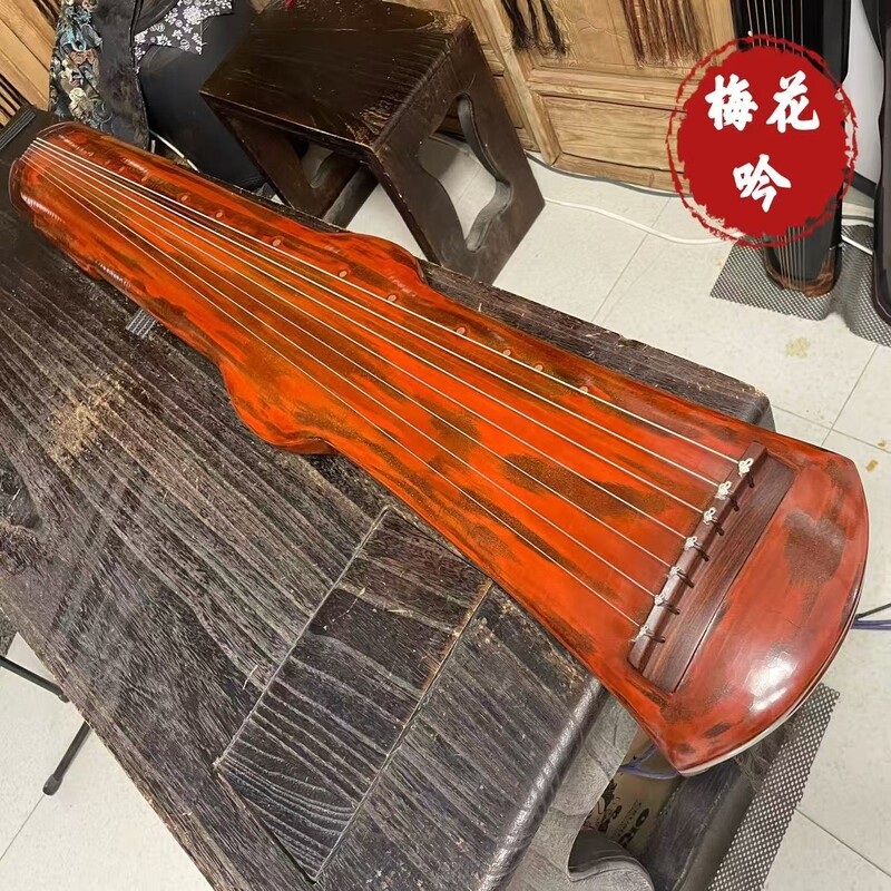 老杉木收藏级师旷式大圣遗音古琴纯手工生漆初学者成人专业演奏