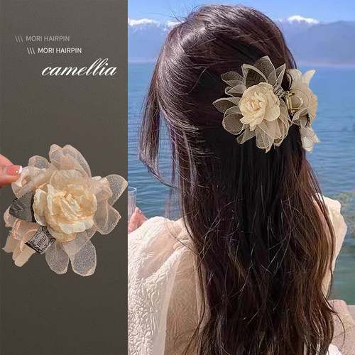 氛围感仙气发夹！夏季甜妹头饰