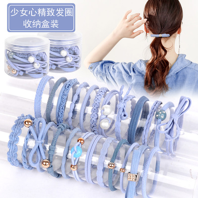小清新简约个性橡皮筋森女系头绳