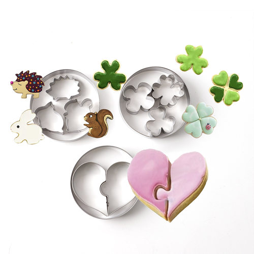 Food grade stainless steel cookie mold creative design cook