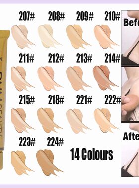 14Color Concealer Liquid Foundation Cream Cover Tattoo Acne
