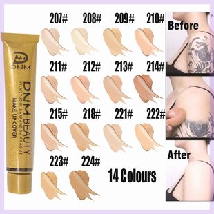 14Color Concealer Liquid Foundation Cream Cover Tattoo Acne