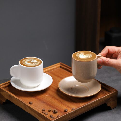 Small capacity ceramic cup cross-border source Italian espr