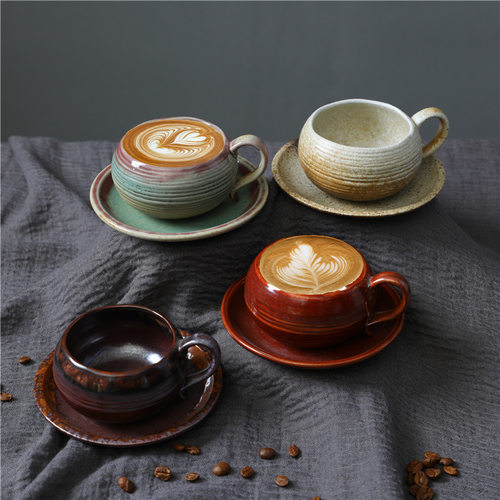Vintage Ceramic Cup Coarse Ceramic Small Capacity Coffee Cu