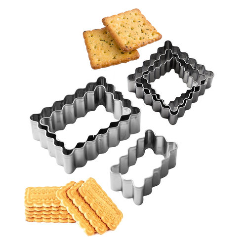 Cross border irregular cookie mold, stainless steel vegetab