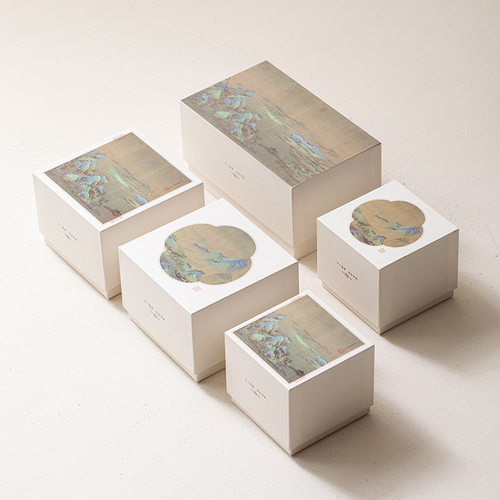 Qianli Jiangshan Gift Box Tea Set Tea Cup Gift Box Master C