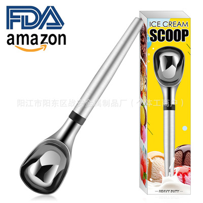 不锈钢冰淇淋勺子 雪糕勺 实心加厚 30毫升 ice cream scoop