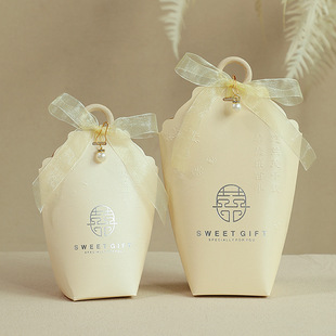 结婚喜糖盒高级感婚礼喜糖盒子2025糖盒糖果礼盒包装 袋子空盒