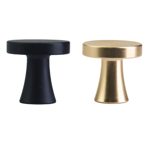 Solid aluminum alloy single hole wardrobe door handle, Amer