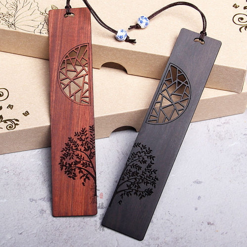 Redwood Tree of Life Bookmark Wooden Hollow Pair Sign Whole
