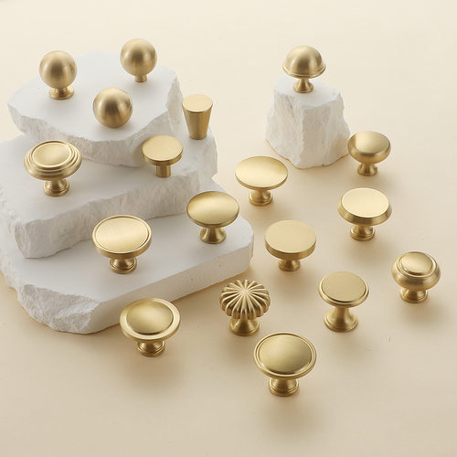 Brass Nordic style modern luxury round ball silver chrome p