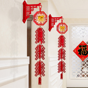 新年装 饰品鞭炮小挂件马年春节家用客厅喜庆布置过年福字挂饰