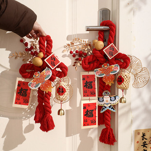 马年中国结新年挂件万字结挂饰春节过年装 饰品场景布置