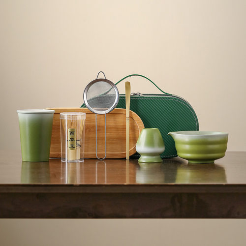 Japanese ceramic gradient color matcha bowl, cola cup porta