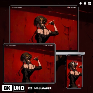 间谍过家家约尔福杰8K高清壁纸iPhone手机ipad平板电脑桌面二次元