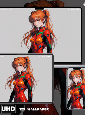 EVA明日香赤红战衣机甲壁纸iphone苹果安卓手机电脑ipad平板壁纸