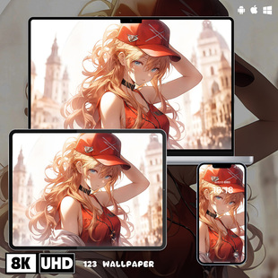 EVA明日香二次元 8K高清壁纸iphone苹果安卓手机电脑ipad平板壁纸