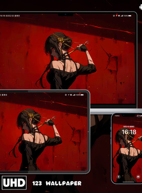 间谍过家家约尔福杰8K高清壁纸iPhone手机ipad平板电脑桌面二次元