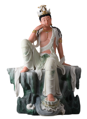 圣丰矿石粉思维观音佛像寺庙公司