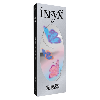 特价清仓】iNYX美瞳日抛10片光感系列细锁边彩色隐形眼镜自然深瞳