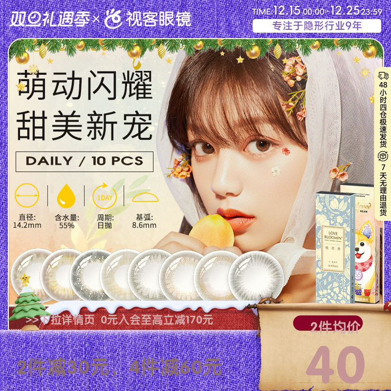 新品上市，双眼光度不同请买2盒！