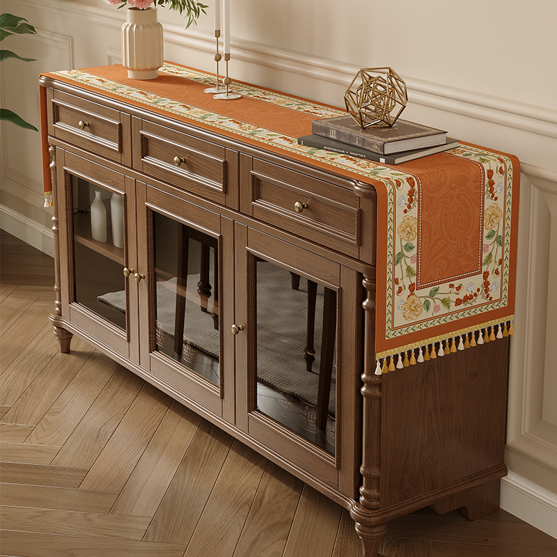 美式复古桌旗洛美·丹顿洋气好看