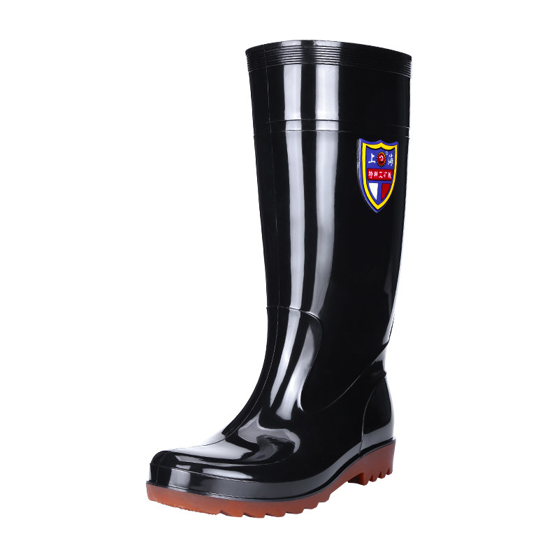 NEW RAIN BOOTS MENS RAIN BOOTS WINTER MENS MEDIUM WATERPROOF SHOES SHORT OVERSHOES PLUS FLEECE WATER BOOTS HIGH NON-SLIP RUBBER SHOES