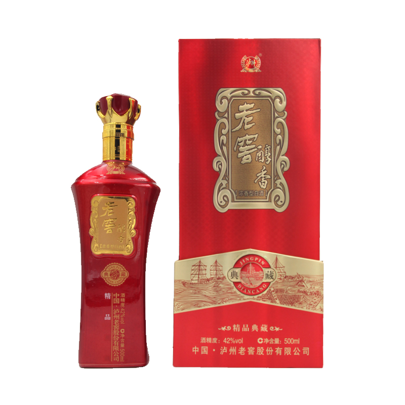 泸州老窖老窖醇香精品典藏浓香型白酒42度500ml单瓶
