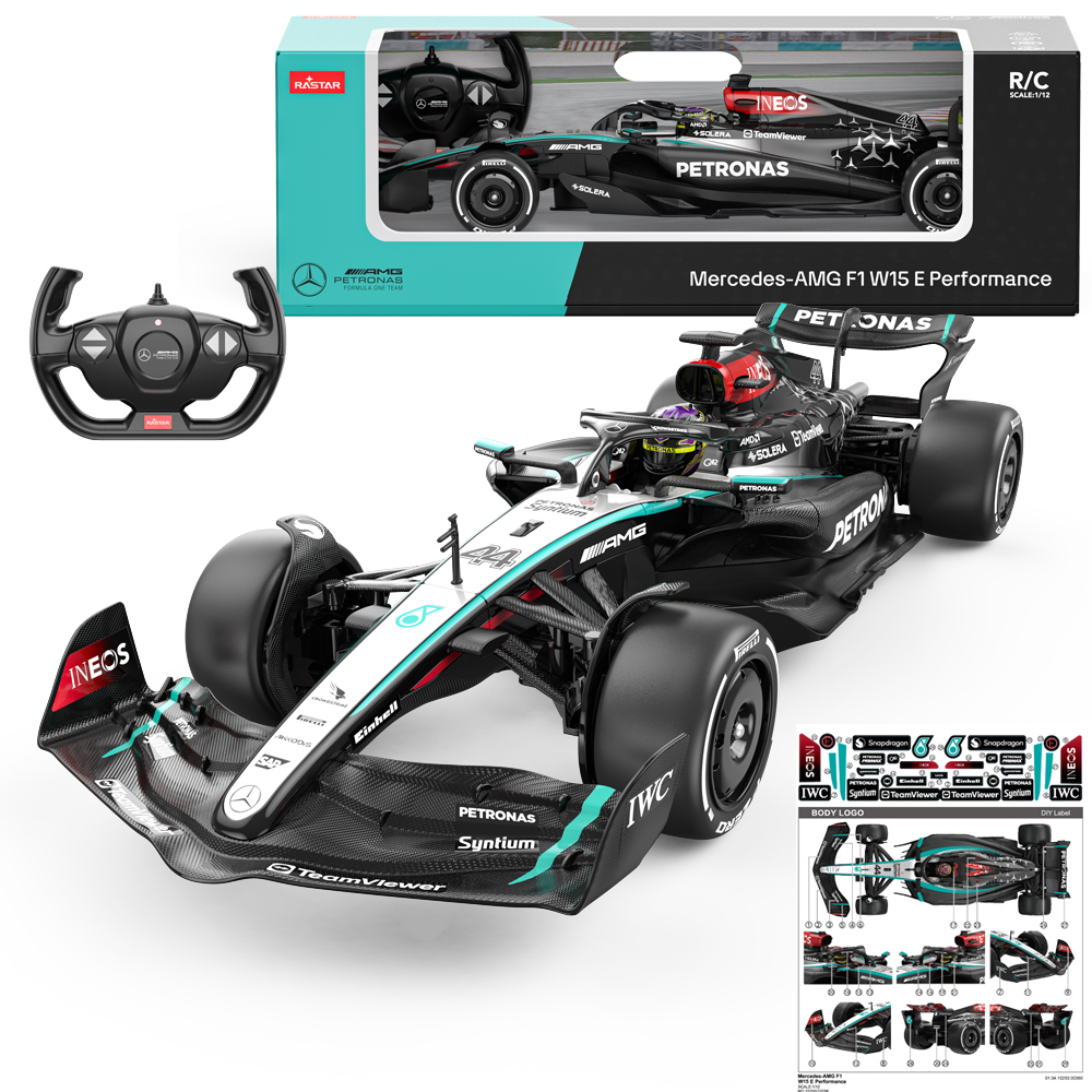 【LEFFIHOB潮玩社】星辉RASTAR奔驰F1-W15遥控赛车模型摆件礼物