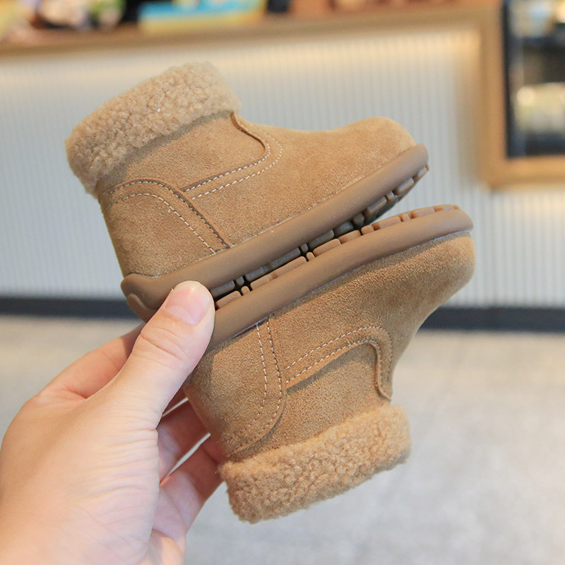 冬季新款宝宝棉靴加绒二棉短靴子男女小童雪地棉鞋软底学步婴儿鞋,童鞋/婴儿鞋/亲子鞋,棉靴,淘宝优惠券,粉丝福利购,淘宝优惠卷