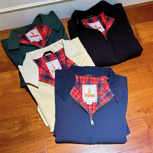 BARACUTA G9 JACKET 防水哈灵顿夹克经典复古飞行拉链休闲外套男