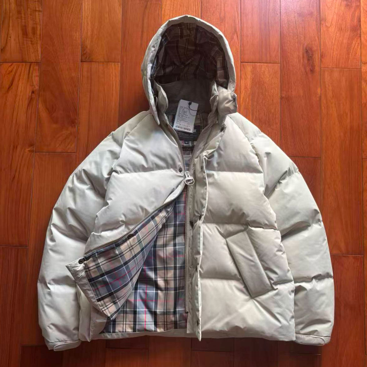 英国BAR***同款巴恩风90白鸭绒ashby bedale外套连帽700蓬羽绒服