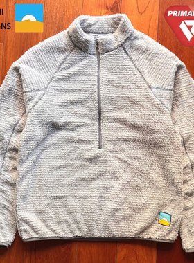 senchi Primaloft evolve P棉轻量半拉链抓绒长袖动态保温中间层