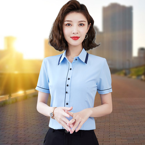 2022夏季新款韩版时尚职业短袖