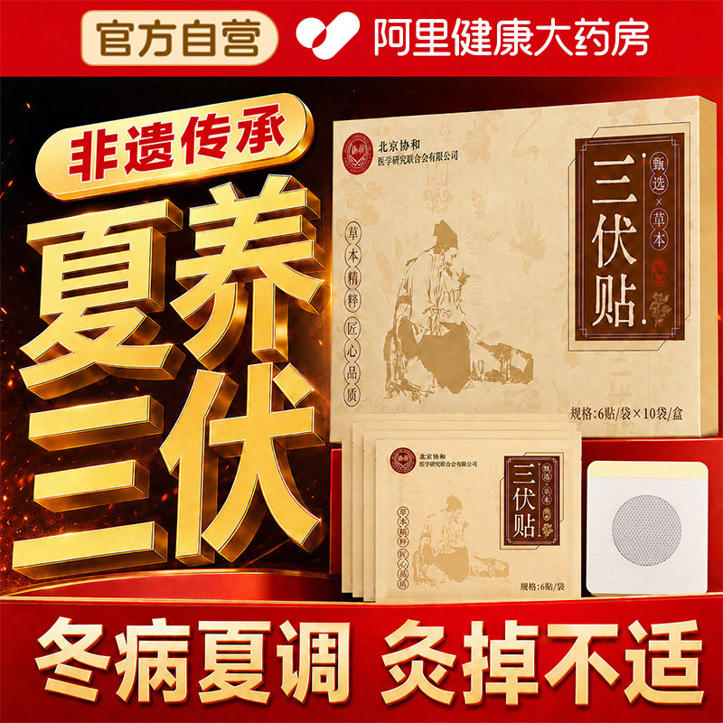 三伏贴医用祛湿驱寒冬病夏治纯艾草中药儿童成人穴位艾灸透气敷膏 - 实物图