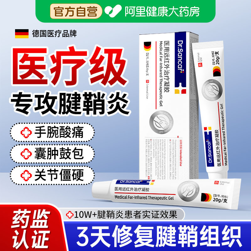 腱鞘炎远红外治疗凝胶手指关节疼痛大拇指肿胀变形鼓包止痛专用膏
