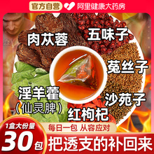五味子菟丝子沙苑子枸杞茶淫羊藿肉苁蓉袋泡正品搭男肾补精士持久