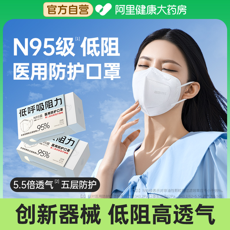 n95级医用防护口罩高透气保暖