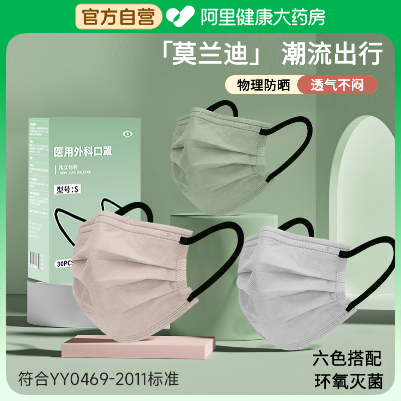 6mm医用外科口罩灭菌级独立包装