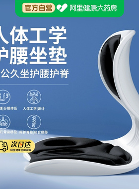 人体工学护腰坐垫靠背垫腰靠腰部支撑矫正坐姿防驼背座椅久坐神器
