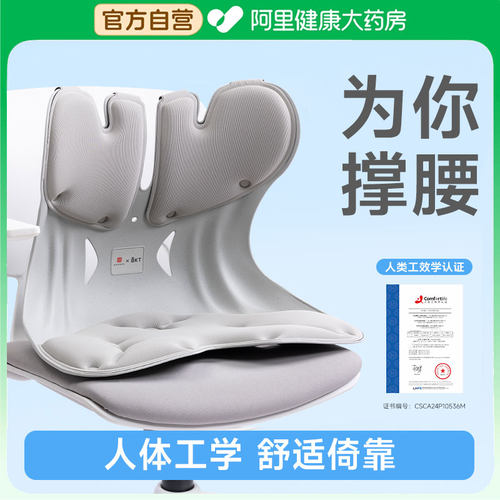 BKT护腰坐垫久坐神人体工学器座椅办公室腰靠托靠腰腰部支撑靠垫